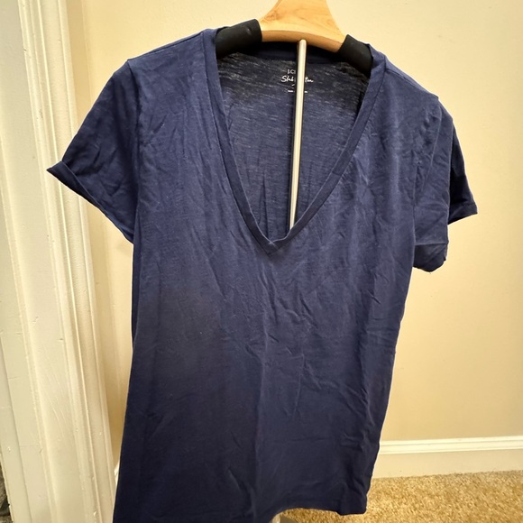 J. Crew Tops - J. Crew Navy V-Neck T-Shirt